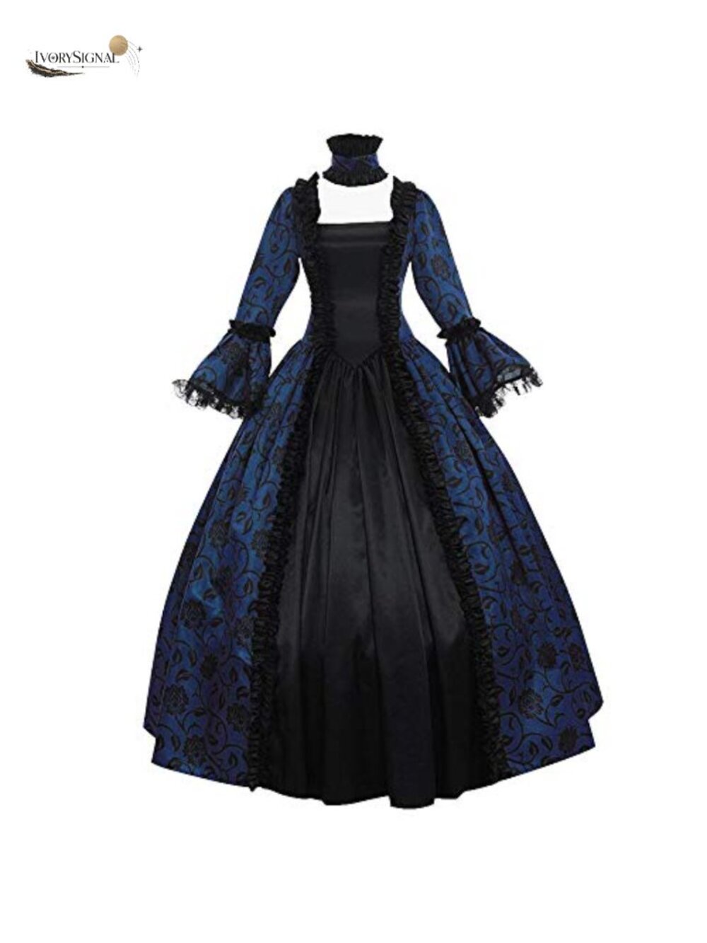Victorian Rococo Dress Satin Vintage Costume Princess